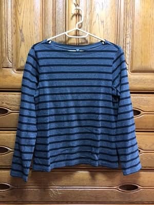 ボーダーカットソーの画像